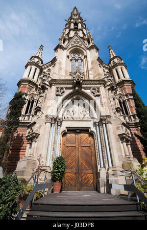 Església de Sant Francesc de vendite sul Passeig de Sant Joan, Barcellona Spagna Europa UE Foto Stock