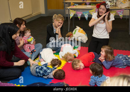 Baby & Toddler segno classe di lingua Foto Stock