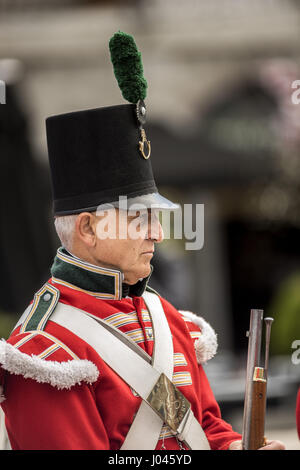 Gibilterra la rievocazione militare Foto Stock