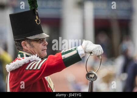 Gibilterra la rievocazione militare Foto Stock