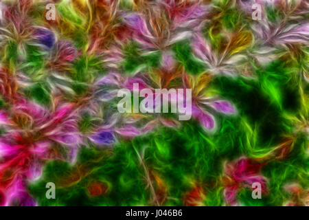 Abstract sfondo luminoso da fiori colorati. Bellissimo sfondo favoloso Foto Stock