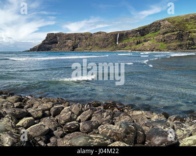 Talisker Bay beach, Isola di Skye, Scotland, Regno Unito Foto Stock