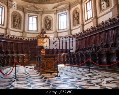 San Giorgio Maggiore, Italia - 17 Maggio 2016: Basilica sull'Isola di San Giorgio Maggiore a Venezia, parte dell'omonimo monastero. La chiesa, de Foto Stock