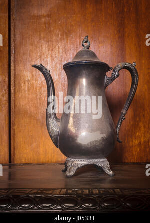 Vecchi articoli in argento. Foto Stock