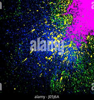 Cornice Di Melma Realistica Con Macchie Liquide Colorate Illustrazione Vettoriale Isolata 41684299 - Foto 8