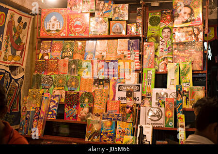 Crackers shop, Diwali Festival, Mumbai, Maharashtra, India, Asia Foto Stock