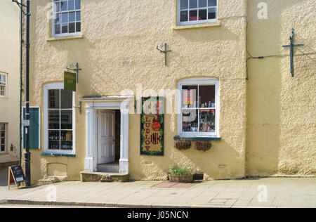 La città di Shropshire Ludlow, uno dei pretiest in Inghilterra, Regno Unito Foto Stock