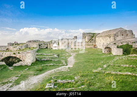 Il castello di Rozafa - Shkodra - Albania Foto Stock