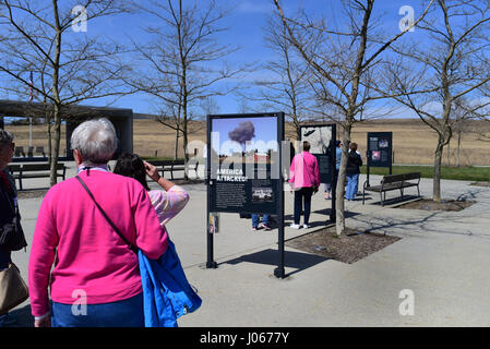 Il volo 93 National Memorial a Shanksville in Pennsylvania PA Settembre undicesimo monumento Foto Stock