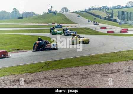 Sidecar moto racing Foto Stock