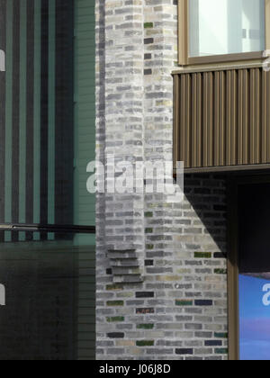 Studio di elevazione. 55 Victoria Street, Londra, Regno Unito. Architetto: duro + Trevillion architetti, 2016. Foto Stock