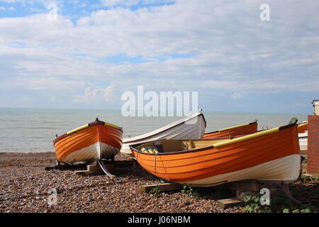 Dopo la tempesta la pace a Hove beach Foto Stock