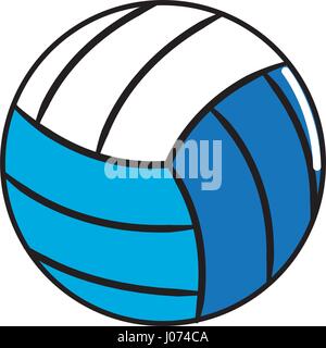 Palla per giocare a volleyball icona Illustrazione Vettoriale