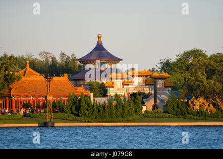 Epcot, Cina Pavilion del Disney World Resort di Orlando, Florida Foto Stock