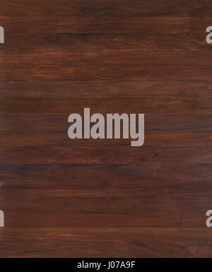 Rossastro marrone scuro legno di mogano texture di sfondo doghe in legno Foto Stock