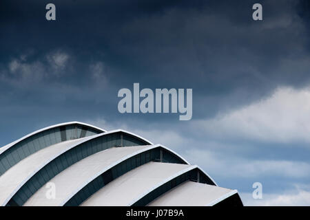 SEC Armadillo aka Clyde Auditorium, sul fiume Clyde, Glasgow Foto Stock