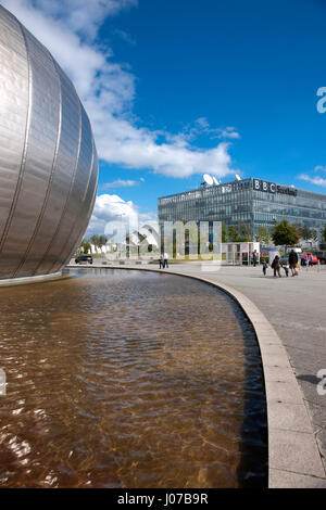 Il Glasgow Science Centre, Glasgow, Regno Unito Foto Stock