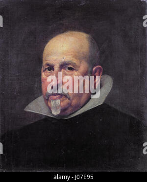 Retrato de hombre (atribuido a Velázquez) Foto Stock