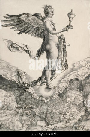 Albrecht Dürer - Nemesis (la grande fortuna) - Foto Stock