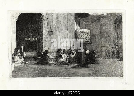 Marià Fortuny - Interno della chiesa di Sant Josep - Foto Stock