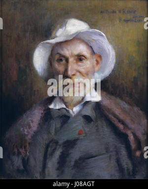 Ritratto di Renoir da Marie-Félix Hippolyte-Lucas Foto Stock