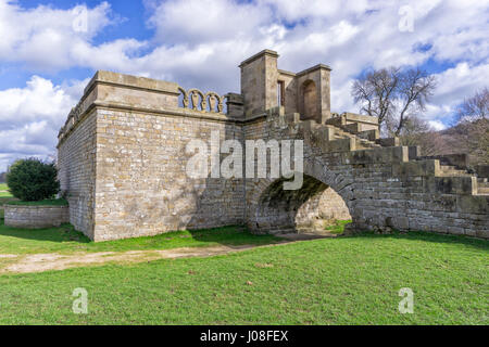 Queen Mary's Bower, Chatsworth Foto Stock