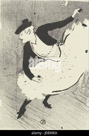 Henri de Toulouse-Lautrec - Edmée Lescot - Foto Stock