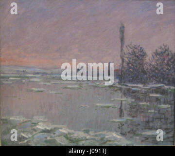 'La disfatta', olio su tela di Monet, 1880, Dunedin Public Art Gallery Foto Stock