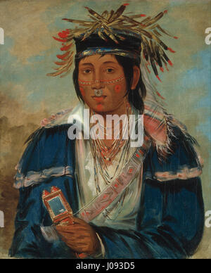 George Catlin - Kee-mo-rá-nia, No Inglese, un dandy - Foto Stock