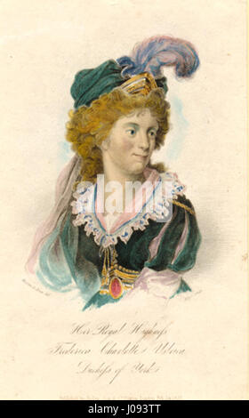 Frederica Carlota de Prússia - Princess Charlotte Frederica della Prussia - Friederike von Preuğen (1767E280931820) Foto Stock