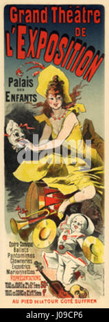 Cheret, Jules - Grand Theatre de l'Exposition (pl 1) Foto Stock