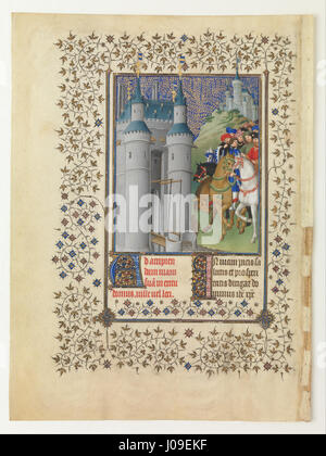 Herman, Paul e Jean de Limbourg (Franco-Netherlandish, attiva in Francia, da 1399E280931416) - Le Belles Heures di Jean de France, Duc de Berry - Foto Stock