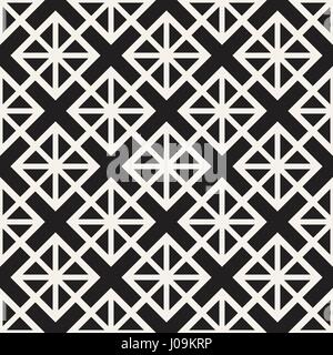 Modello senza giunture piazze. Vettore sfondo astratto. Geometrica ed elegante struttura lineare Illustrazione Vettoriale