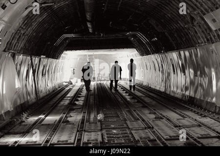 747 Jumbo Jet interno Foto Stock