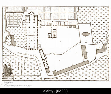 Abbaye de Cerisy-la-Forêt (Par Paul de Farcy) Foto Stock