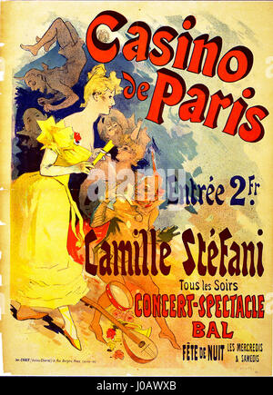 Casino de Paris poster - Jules Chéret Foto Stock