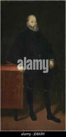 Retrato del rey Felipe II de España (Universidad de Salamanca) Foto Stock