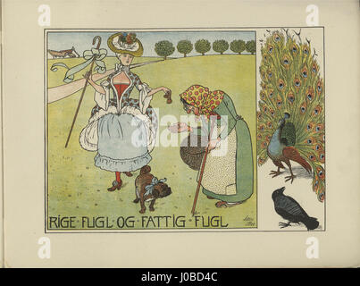 Gamle børnerim og lege med nye billeder af Louis Moe Kristiania 1901 Pagina 15 Foto Stock
