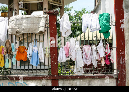 La vita quotidiana di filippini con traditiones a Cebu City Filippine Foto Stock