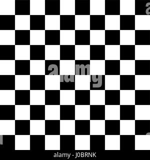 Piastrella scacchiera pattern, piazze vettore sfondo, piastrella senza giunture, Illustrazione Vettoriale