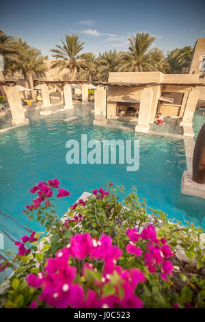 Bab Al Shams Desert Restort. Un hotel di lusso in un oasi in Dubai EMIRATI ARABI UNITI Foto Stock