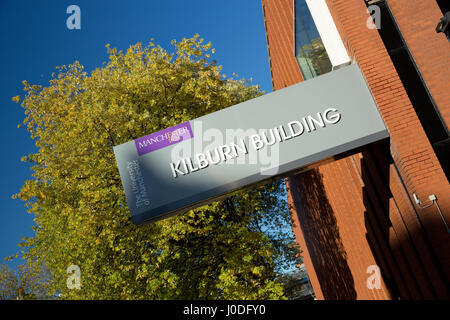 Edificio di Kilburn, Università di Manchester, Greater Manchester, Regno Unito Foto Stock