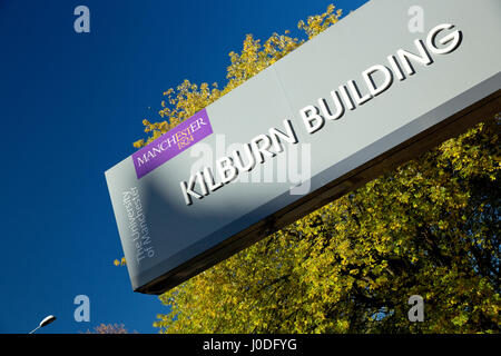 Edificio di Kilburn, Università di Manchester, Greater Manchester, Regno Unito Foto Stock