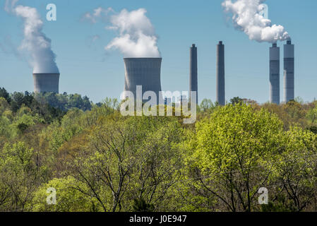Alabama Power Company James H. Miller Jr. generando elettrico impianto è situato vicino a Birmingham in West Jefferson, Alabama. (USA) Foto Stock