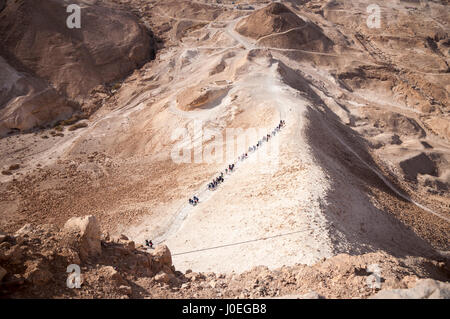 Rampa a Massada (Israele) Foto Stock