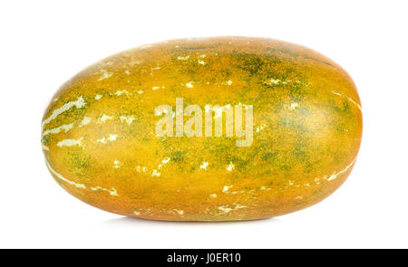 Thai melone Cantalupo isolato su uno sfondo bianco. Foto Stock