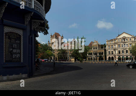 Elphinstone college, esercito e della marina building, kala ghoda, Mumbai, Maharashtra, India, Asia Foto Stock