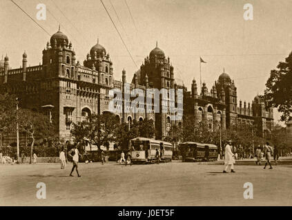 L'annata 1900 foto di ufficio generale delle poste, Mumbai, Maharashtra, India, Asia Foto Stock