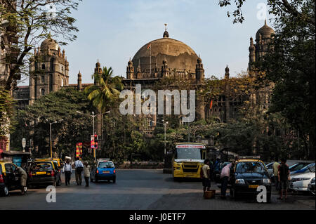 L'ufficio generale delle poste, Mumbai, Maharashtra, India, Asia Foto Stock