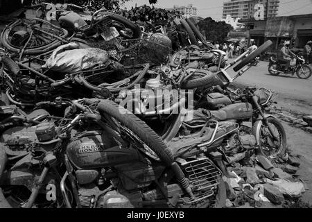 Due ruote sfridi, Varanasi, Uttar Pradesh, India, Asia Foto Stock